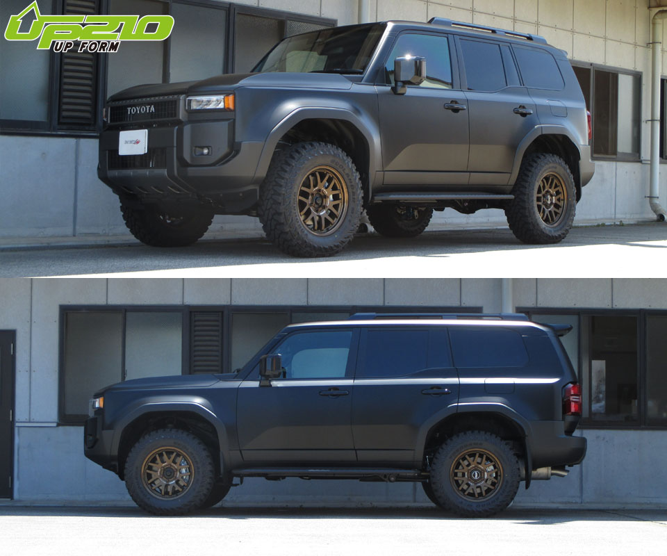 ランクル250用 タナベ UP210 登場！！ 250も例外なくアゲるとカッコ