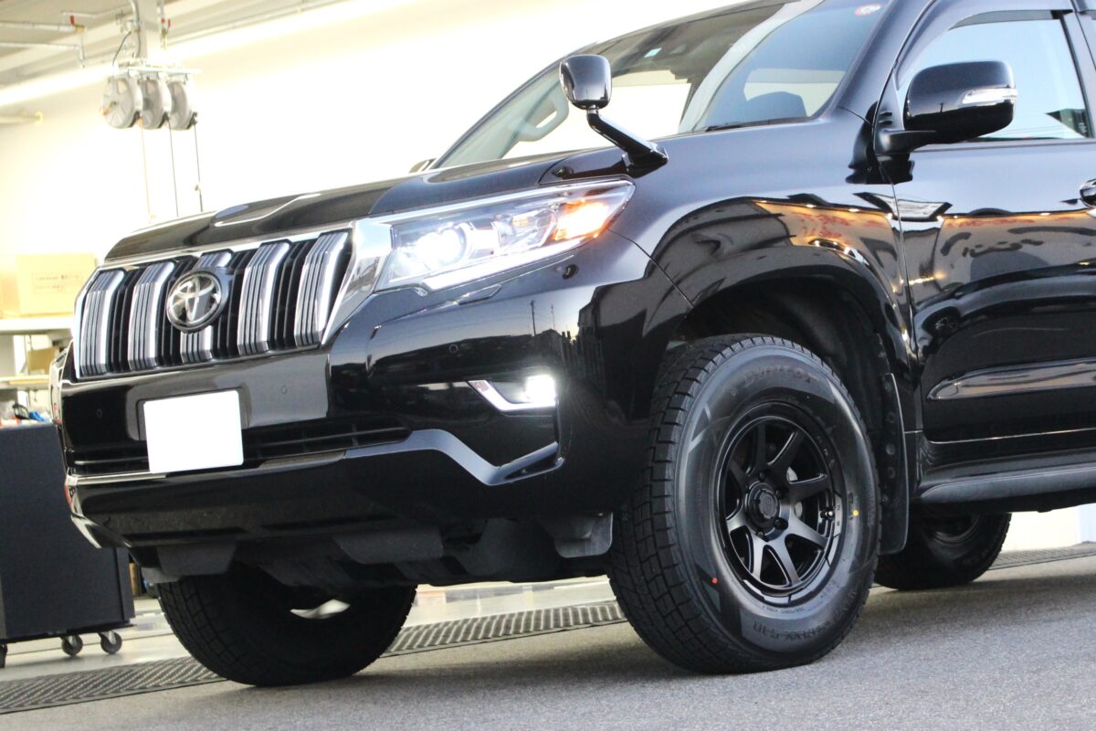 150プラドのスタッドレス選び！冬場もクルマをかっこよくしよう