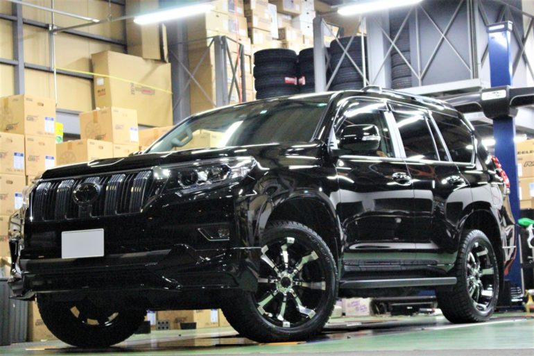 150プラドにマーテルギア ビースト 20インチスタッドレス装着