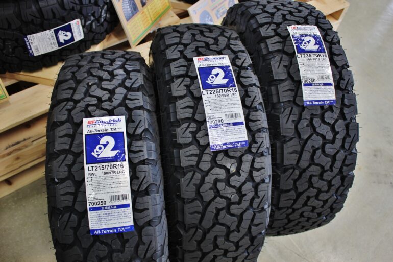 BFグッドリッチの215/70R16がついに入荷！今回も数量限定です。サイズ