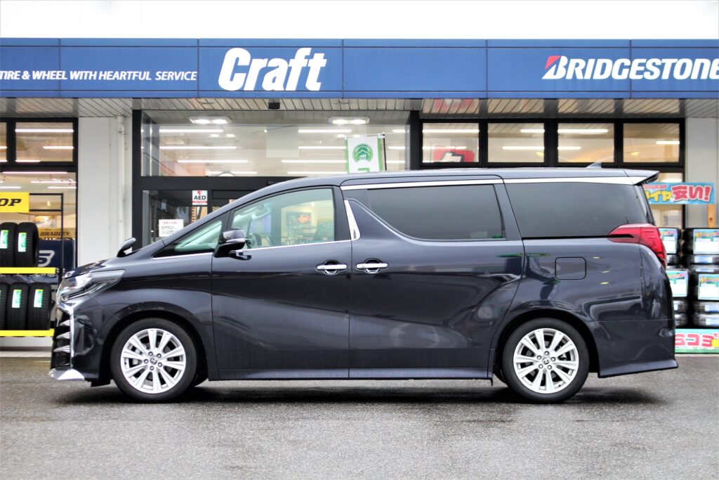 30アルファード後期をローダウン。タナベ SUSTEC NF210装着！ | 中川店