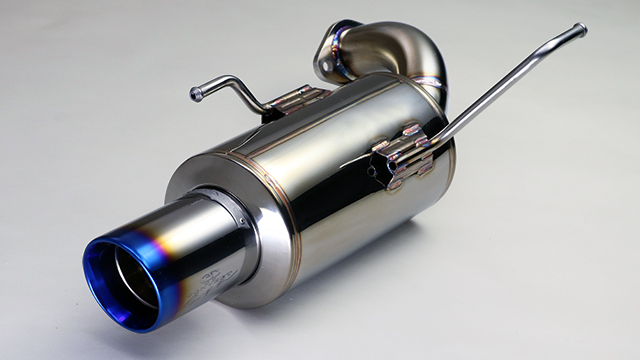 SK9フォレスター】マフラーカスタム！！ガナドールのチタンカラーで