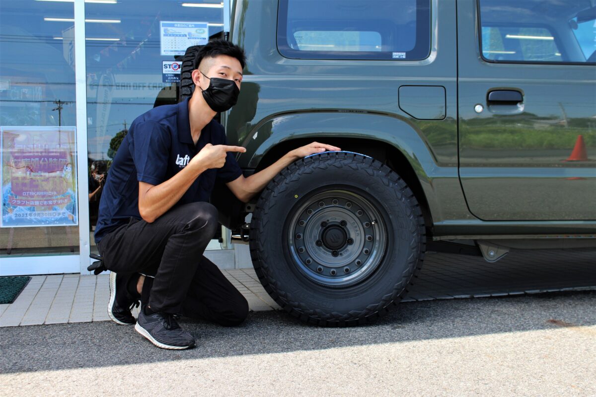 64ジムニーは、冬もタイヤサイズにこだわる！185/85R16スタッドレス