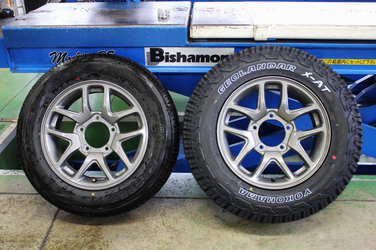 純正ホイールでも大丈夫！JB64ジムニーをオフロードタイヤ交換でドレス