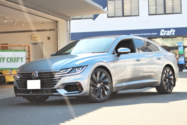 VW アルテオン 4MOTION をEibach-アイバッハ-スプリングでローダウン-1