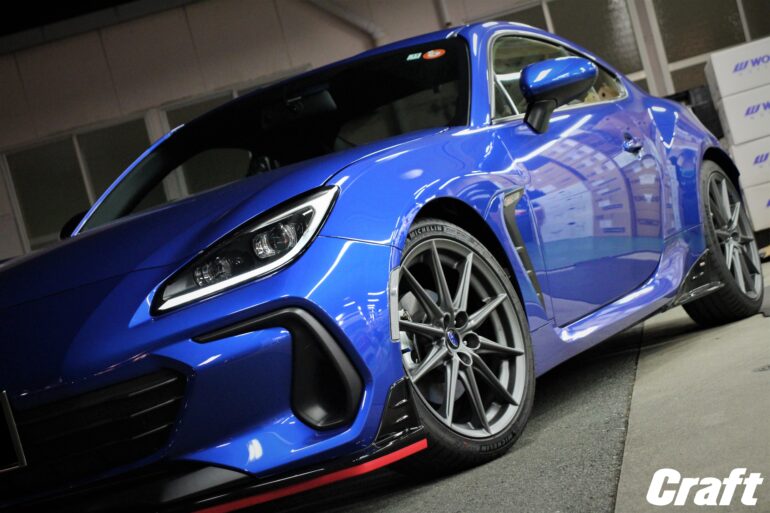 新型BRZ初来店☆ TEIN フレックスZで早速ローダウン！ | 浜松店 | 店舗