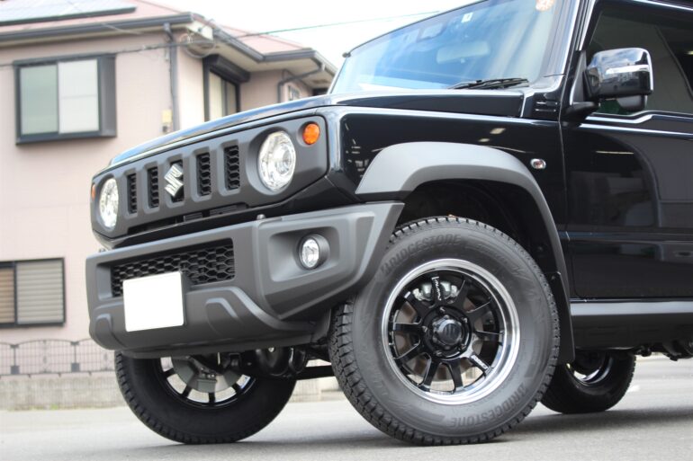 スタッドレスもカッコ良く！JB74 ジムニーシエラ の冬仕様に RAYS A