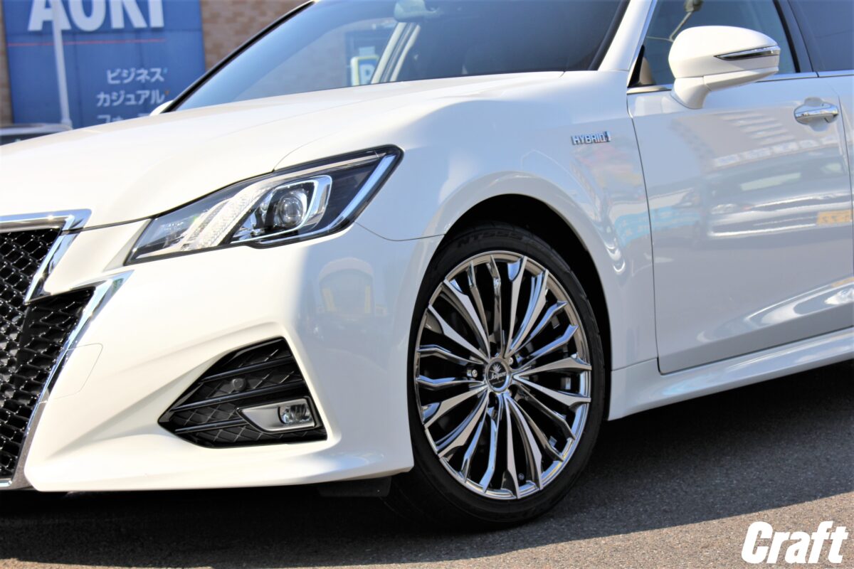 210系クラウンハイブリッド アスリートにクレンツェ フェルゼン385EVO