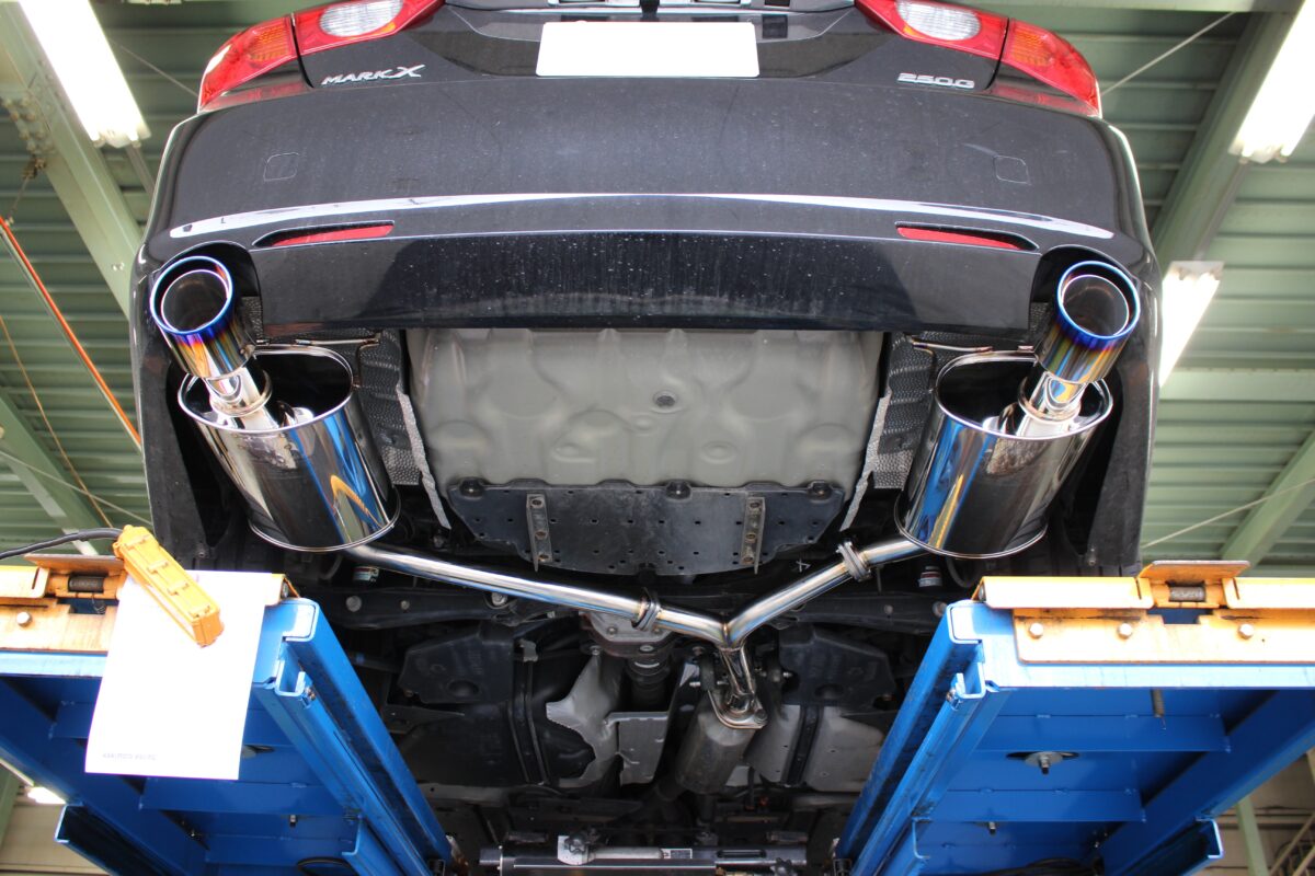 130系】マークX に 柿本改マフラー Class KR 取り付け！ | 一宮店