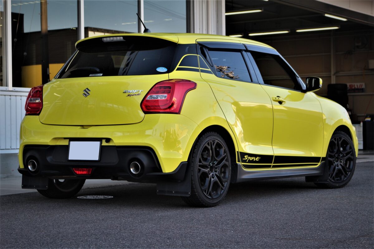 ZC33Sスイフトスポーツ】TEIN フレックスZで限界までローダウンします