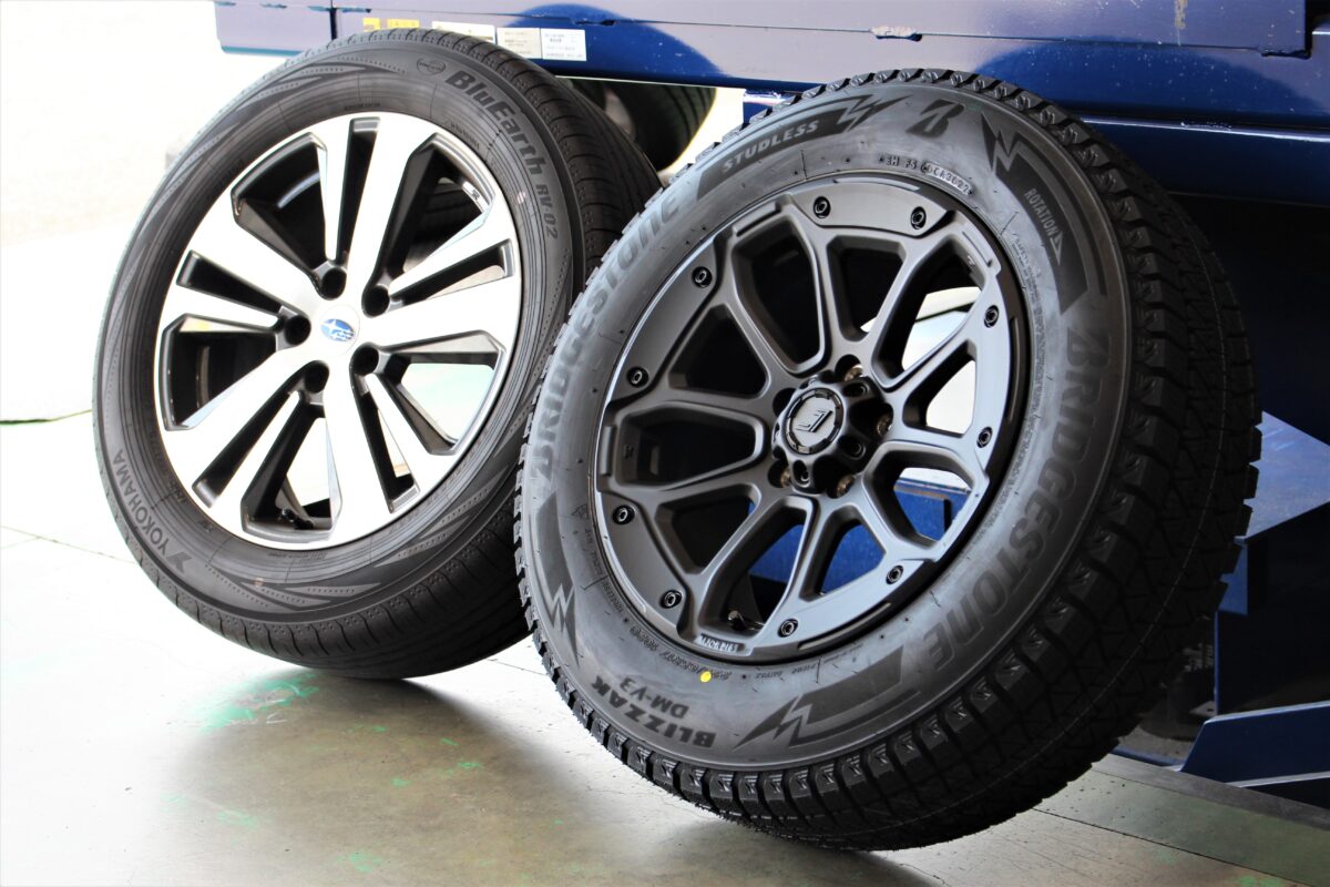 BS系 レガシィ アウトバックのスタッドレスセット。ジェップセンMJCR