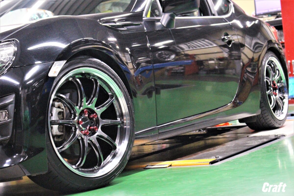 WORK EMOTION ZR10 8.5J ミドルテーパー グリミットブラックダイヤ