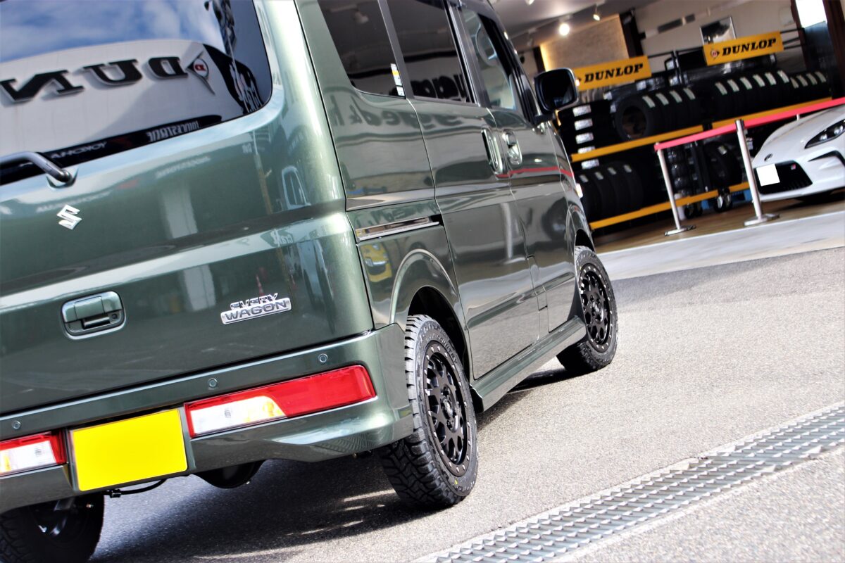 DA17 エヴリィワゴン x MLJ エクストリームJ XJ04 14インチ x オープン