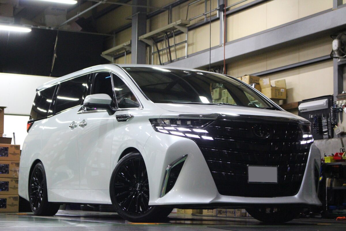 40系アルファード タナベDF210でローダウン＆ベルサス ヴォウジェ 20