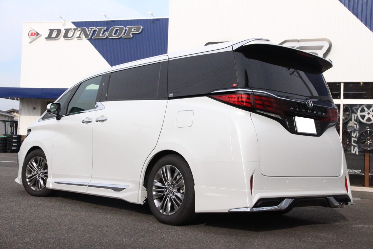 話題の【40系アルファード】にダウンスプリング タナベ NF210を装着