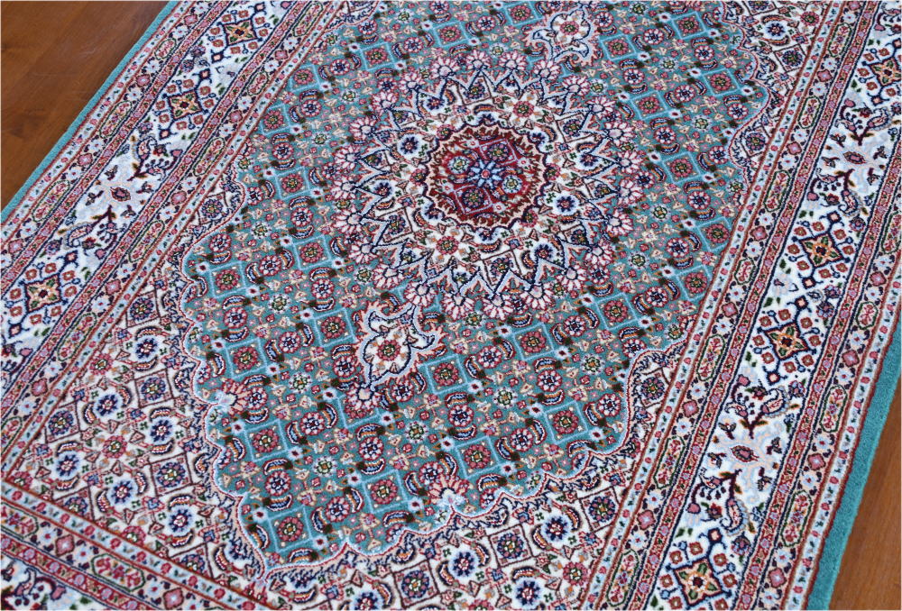 ムード産 ペルシャ絨毯 シルク入り 245×197cm 【公式通販】