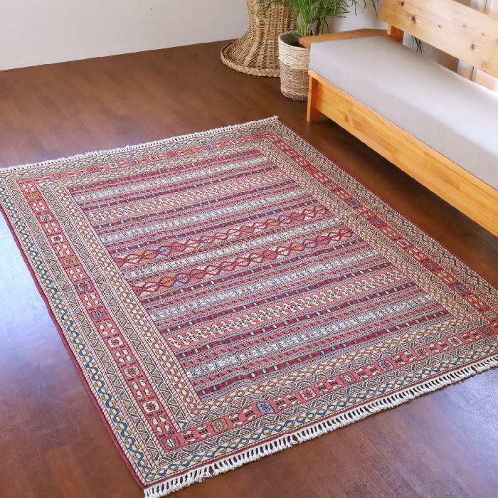 キリム リビングサイズ 200×150cm｜クラフトワーク