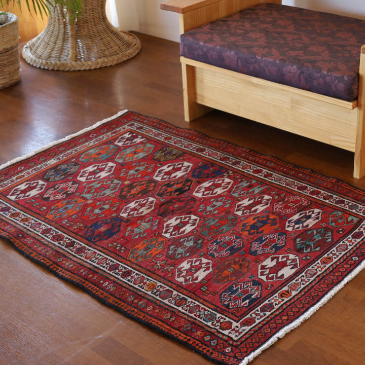 大判3m80☆ハンガリアンビンテージラグ ハンガリーラグ フランス