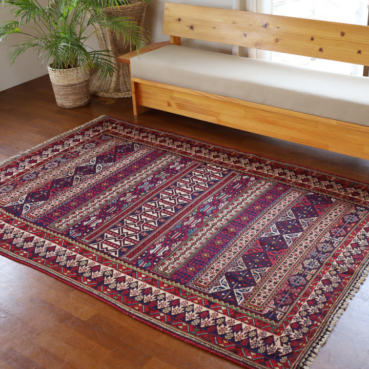 キリム リビングサイズ 200×150cm｜クラフトワーク