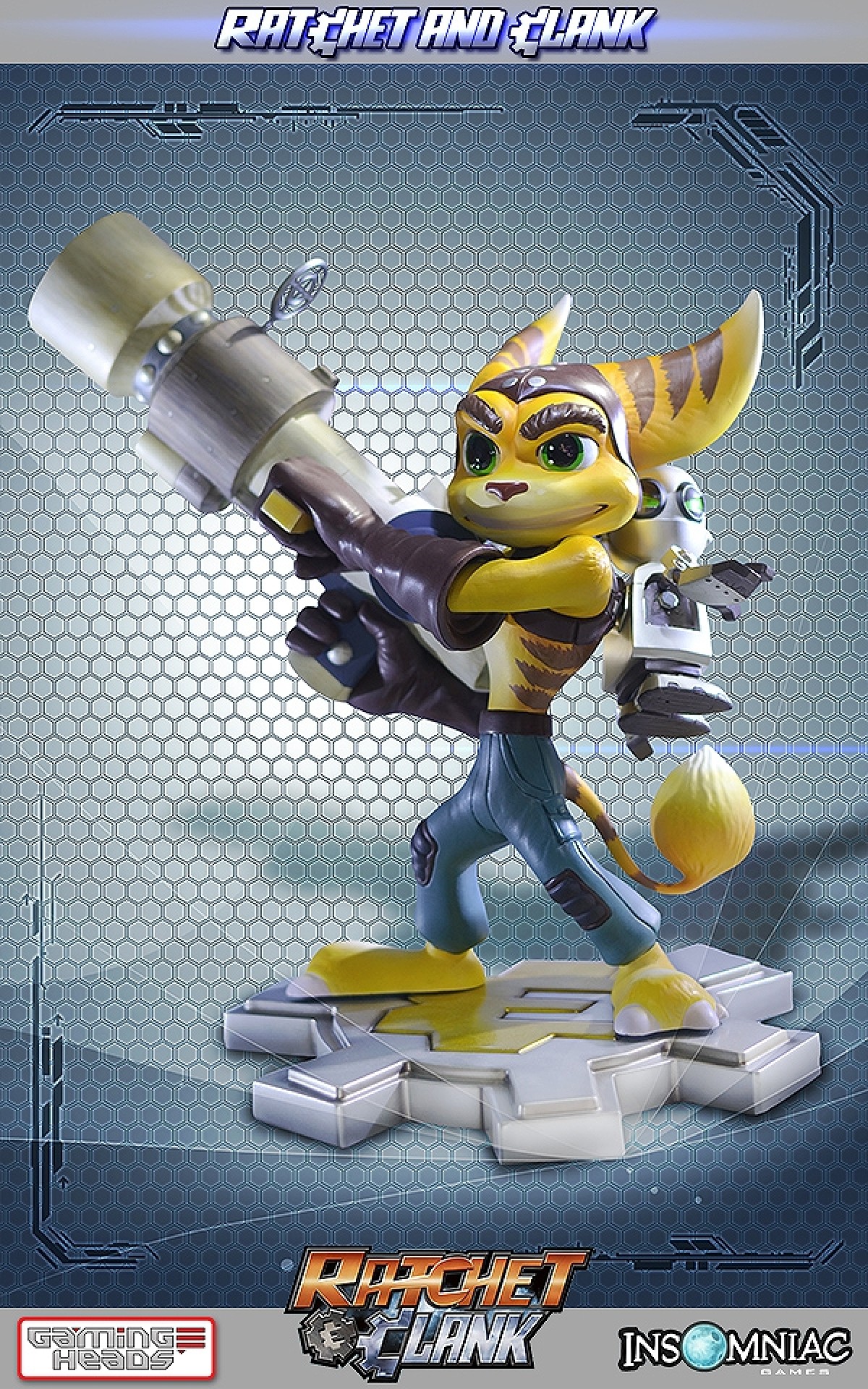 ラチェット＆クランク』フィギュア化！ パッケージアートを忠実に再現