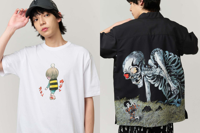 水木しげる「グラニフ」とコラボ！ “鬼太郎の誕生シーンを描いたT