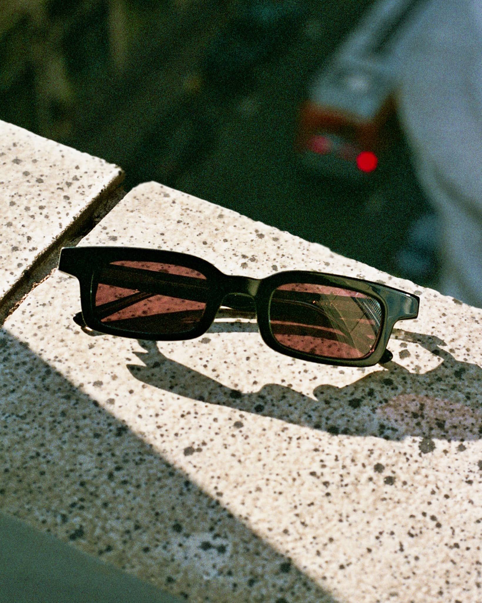 Crap® Eyewear | The Head Rattle Black Bioacetate Plum Tint