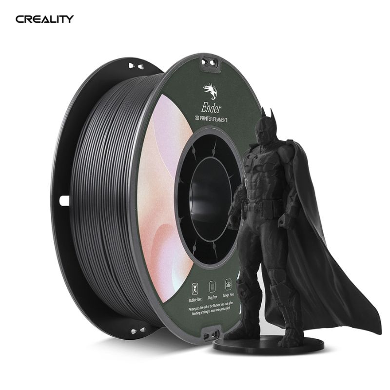 購入Creality 白/黒、3Dプリンターの消耗品、1.75 mm PLA Filament