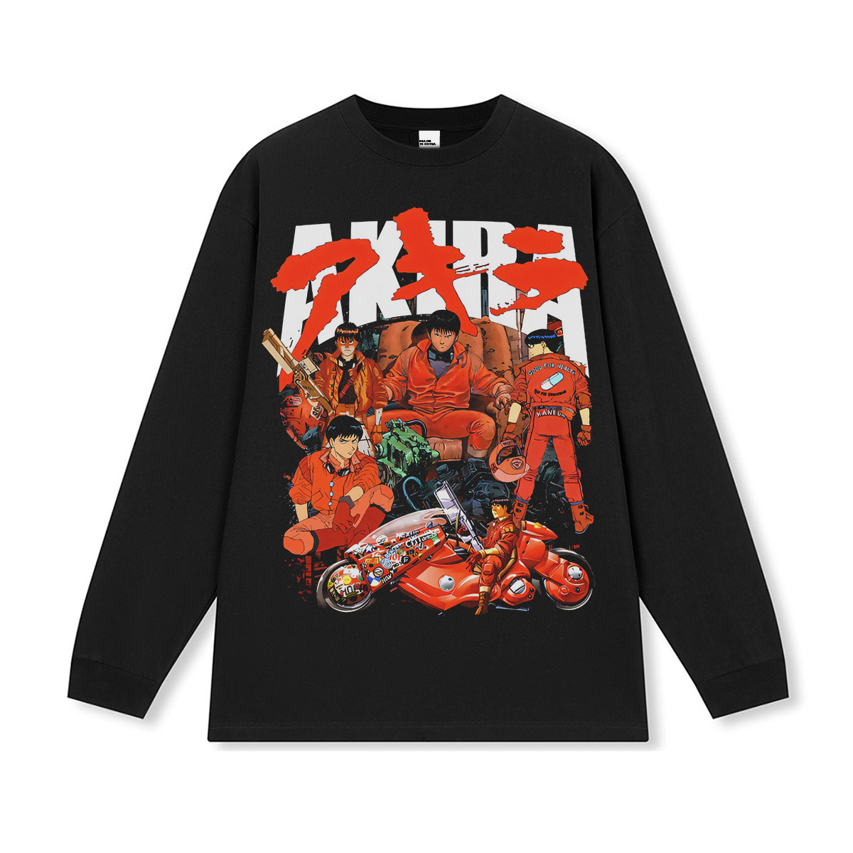 Unisex Vintage Design AKIRA Long Sleeve T-shirt 男女兼用 ユニ