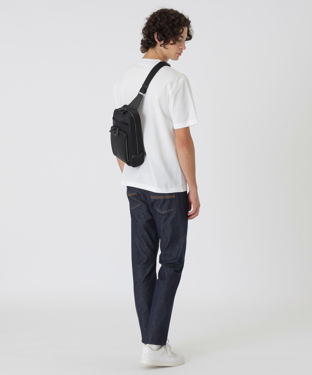 ナイロンコンビカルゼシャドークレストブリッジチェックビジネスボディ