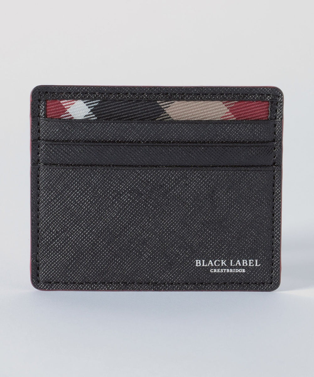 バイカラークレストブリッジチェックミニスナップウォレット