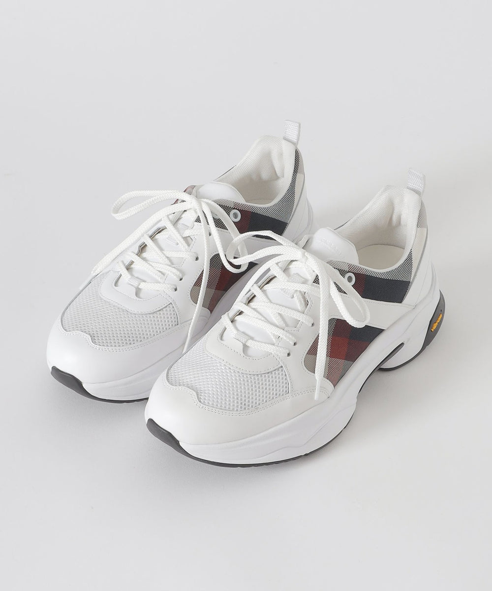 BLACK.lab】トリコロールクレストブリッジチェックコンビビブラム