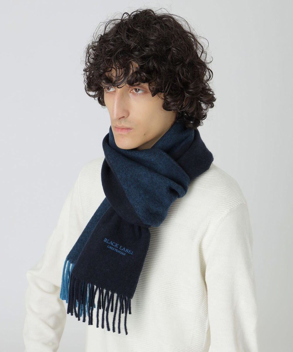 バイカラーソリッドマフラー（マフラー/ストール）｜BLACK LABEL