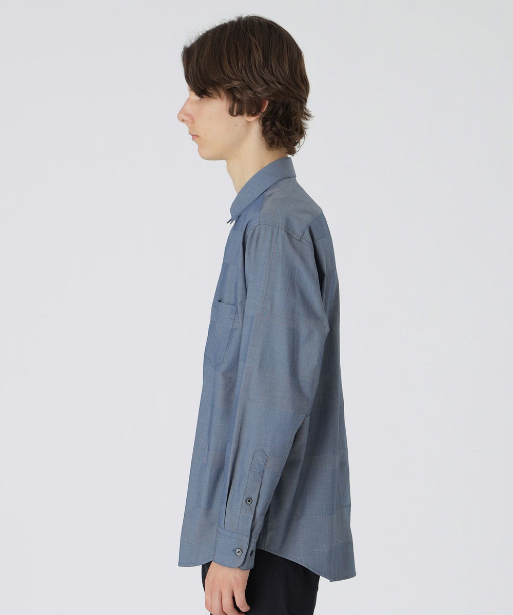 シャドークレストブリッジチェックシャツ（カジュアルシャツ）｜BLACK