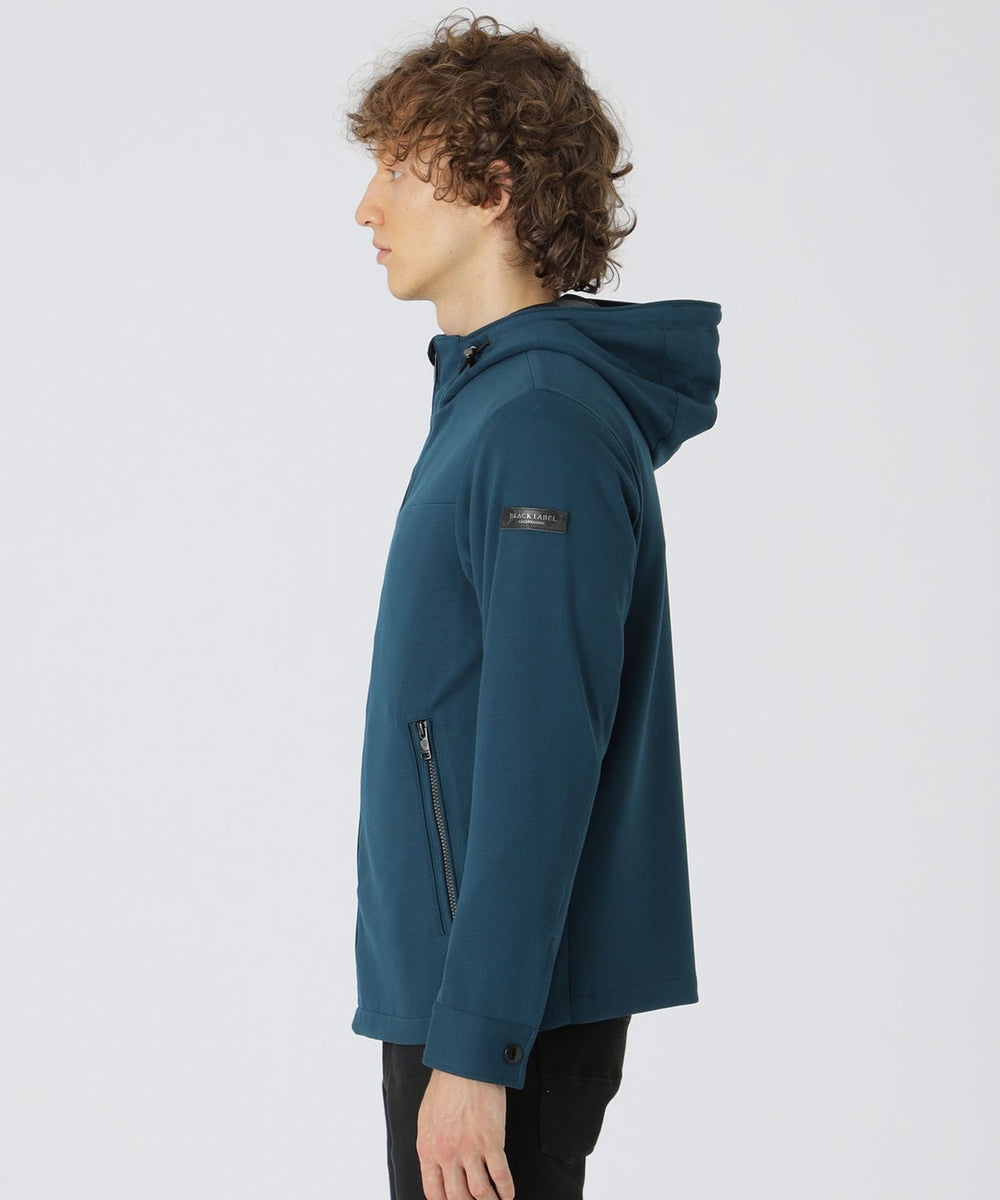 一部店舗限定】シルキーダンボールニットパーカー（ブルゾン）｜BLACK