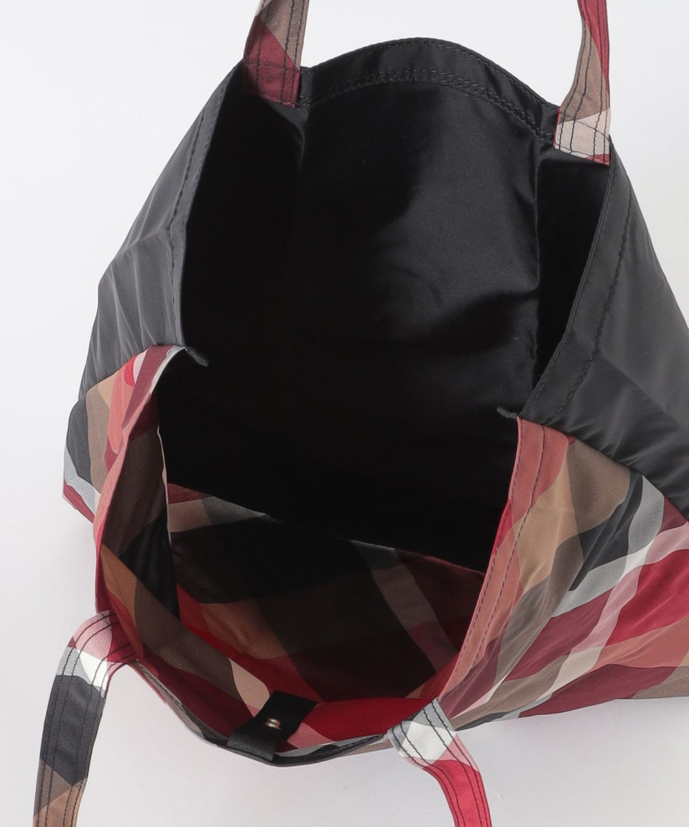 パーシャルクレストブリッジチェックエコバッグ（バッグ）｜BLUE LABEL