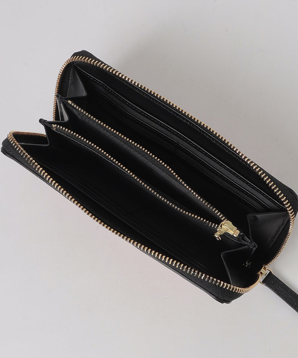 クレストブリッジチェックレザー長財布（ウォレット/ポーチ）｜BLUE