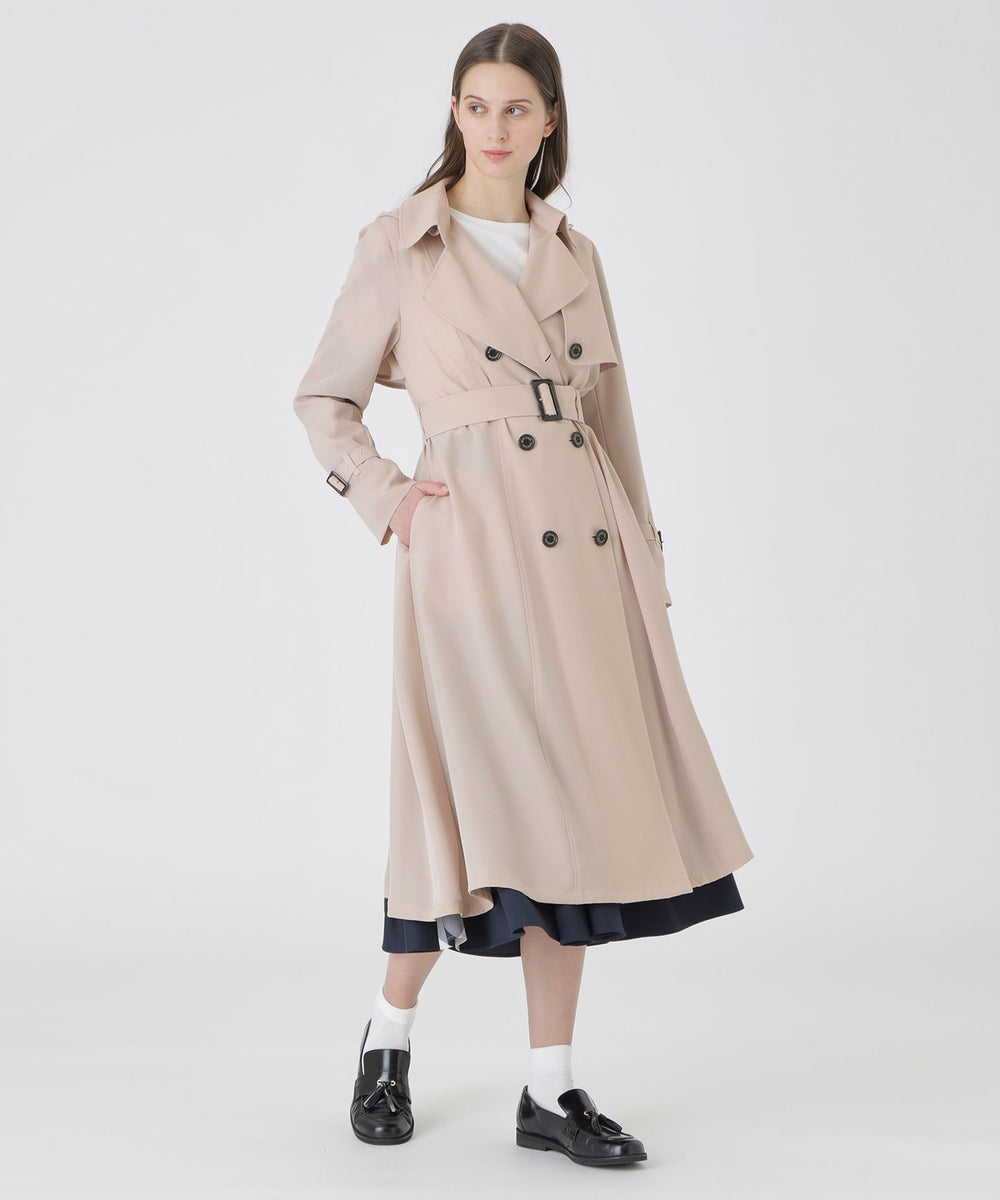 ツイルフレアトレンチコート（コート）｜BLUE LABEL CRESTBRIDGE