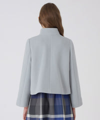 ファインウールダブルビーバーショートコート（コート）｜BLUE LABEL