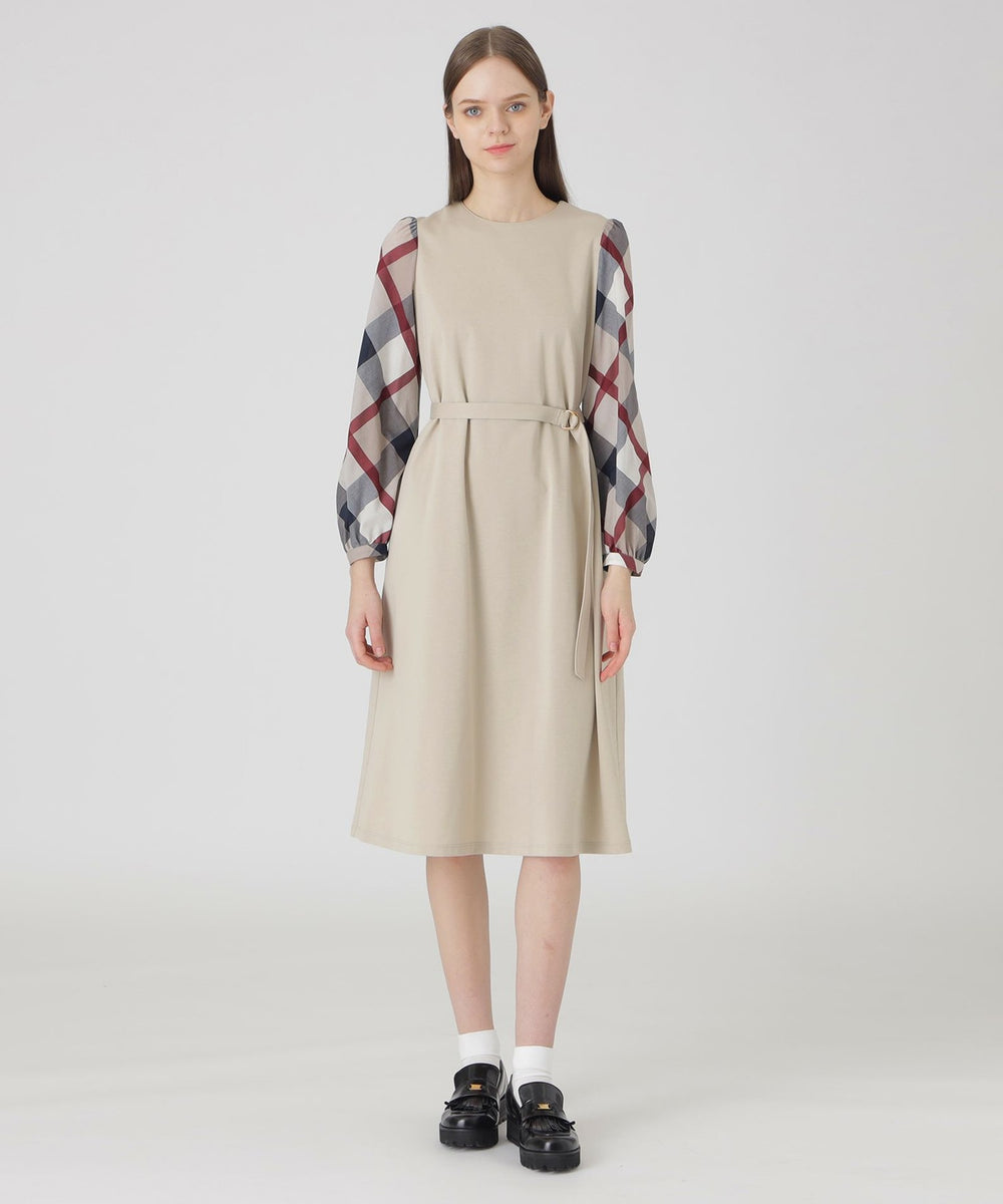 コンパクトライトポンチサックドレス（ドレス）｜BLUE LABEL