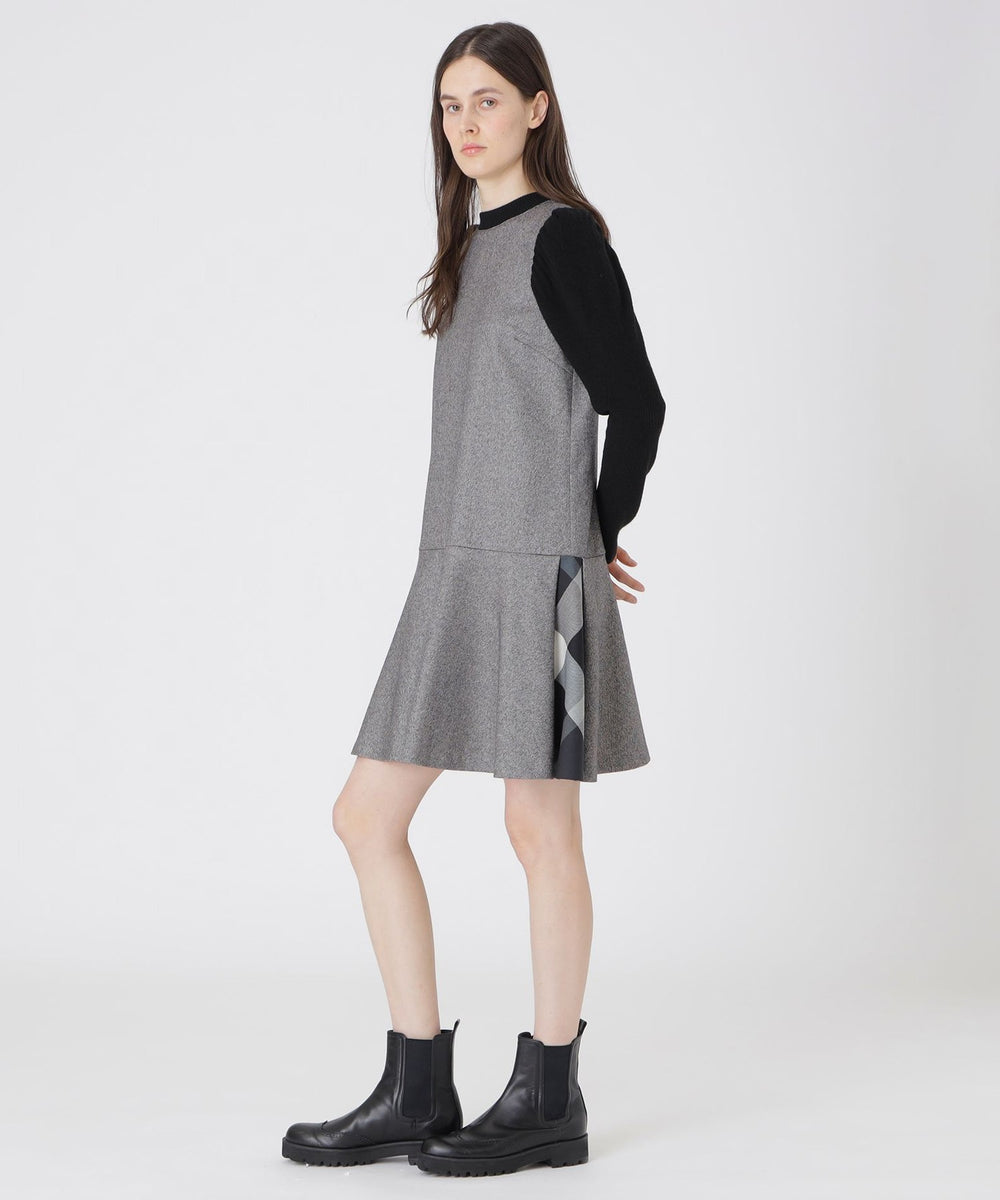 ツイードドッキングドレス（ドレス）｜BLUE LABEL CRESTBRIDGE(ブルー