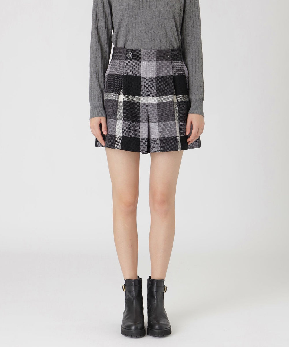 クレストブリッジチェックスラブプリペラキュロットパンツ（パンツ