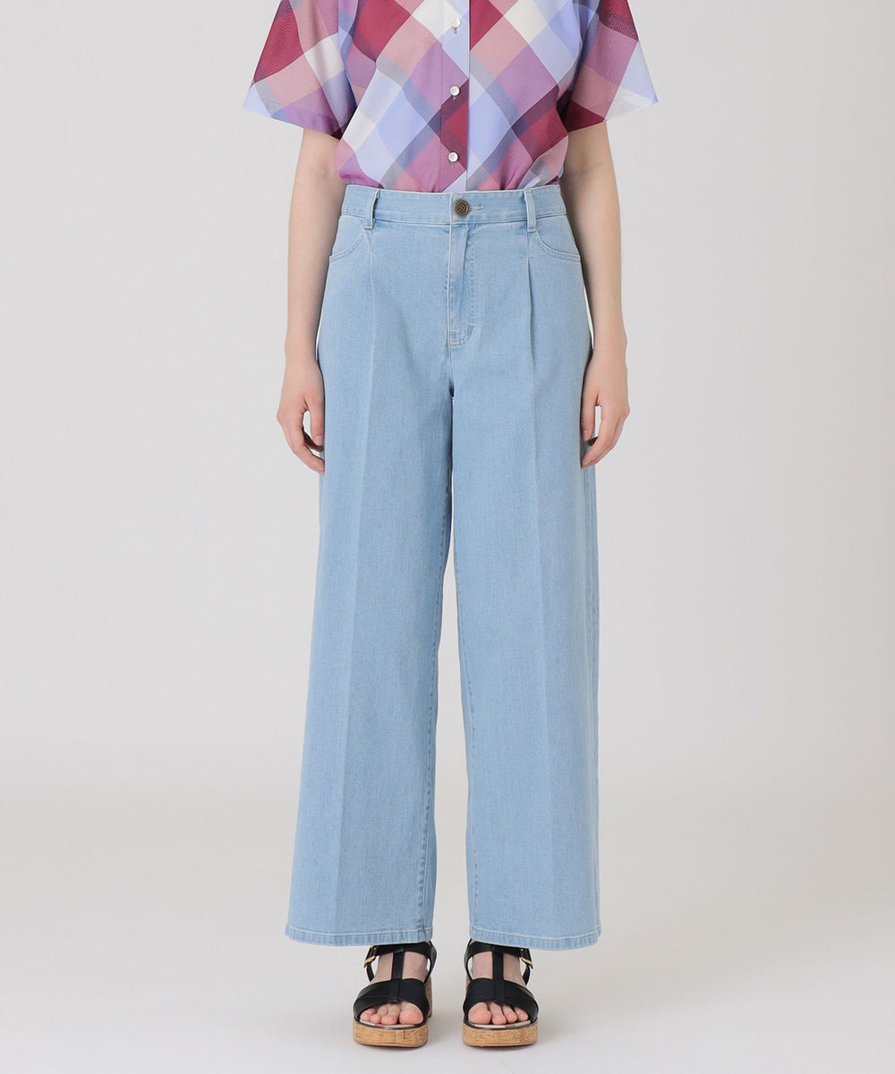 ストレッチデニムワイドパンツ（パンツ）｜BLUE LABEL CRESTBRIDGE