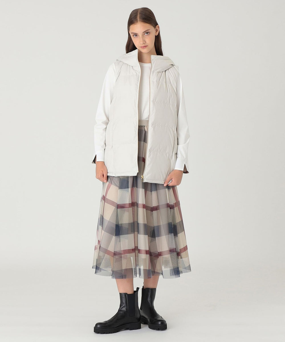 一部店舗限定】マットタフタダウンベスト（コート）｜BLUE LABEL