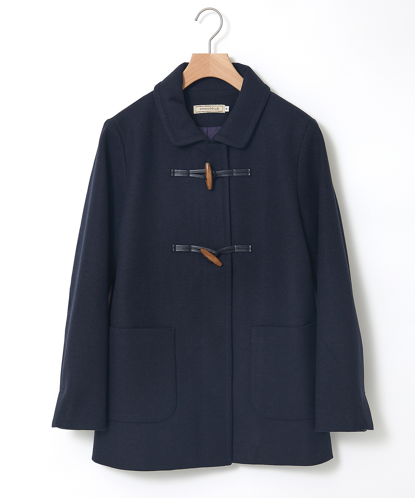 バーバリーロンドン ダッフルコート 130 キッズ ノバチェック 紺