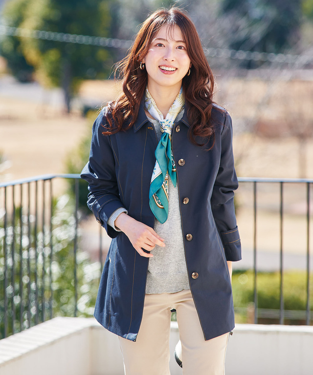 レディース チェリーコート【撥水加工】【花粉ガード】通販 [0104