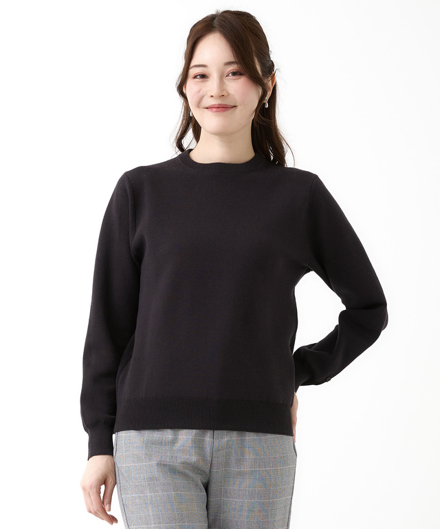 レディース クロコダイルタータン クルーネック ニット【一部店舗限定