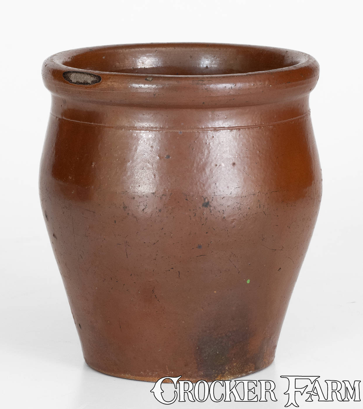 H.H. ZIGLER / NEWVILLE, PA. Stoneware Jar, circa 1852-1865 -- Lot