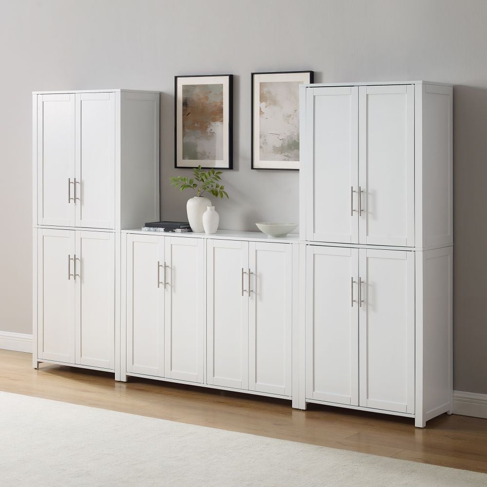SAVANNAH 3-PIECE SIDEBOARD AND PANTRY SET | Crosley Furniture