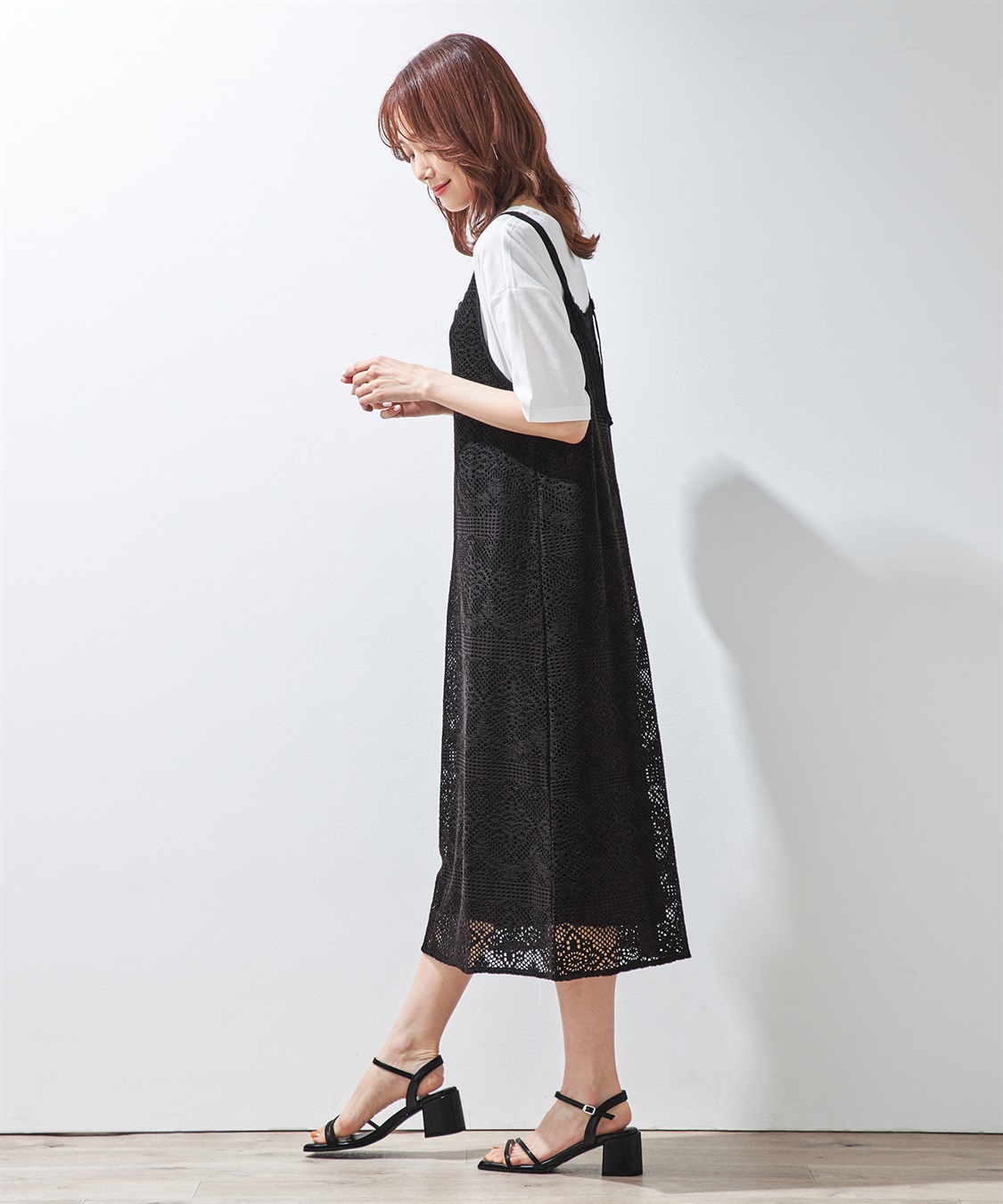 レースキャミワンピース Petit Honfleur｜クロスプラス公式通販サイト