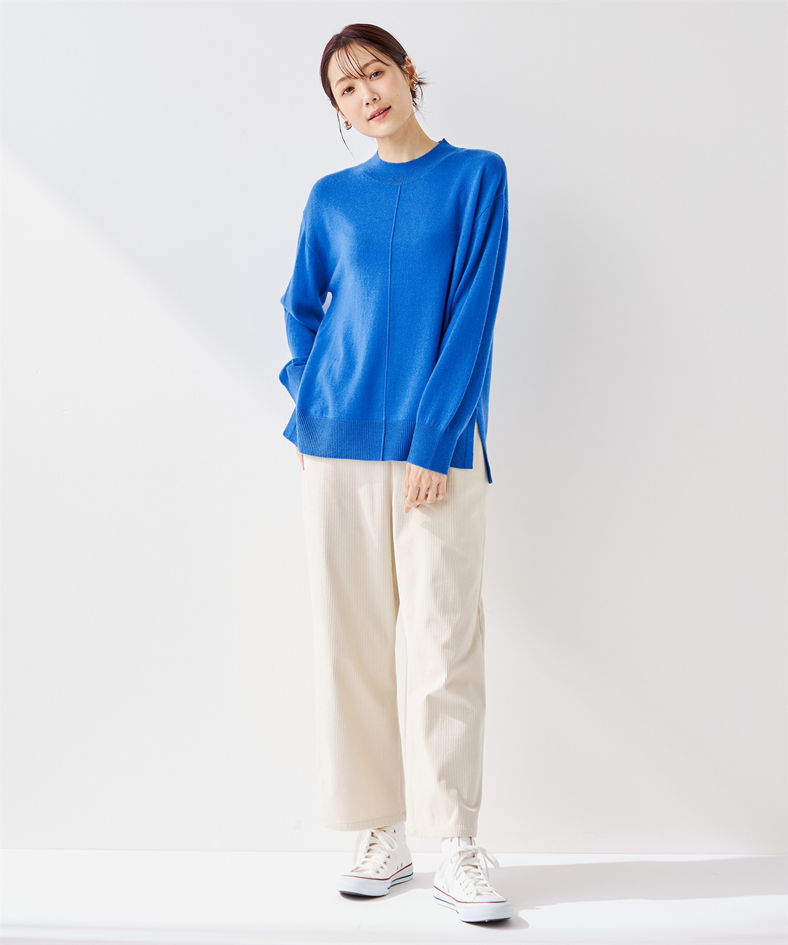 ウールカシミヤニットプルオーバー Petit Honfleur｜クロスプラス公式